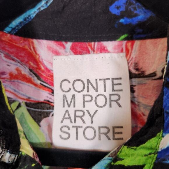 Contemporary Store Small/Medium Boutique Tropical Jungle Colorful Shorts Romper - Picture 5 of 9